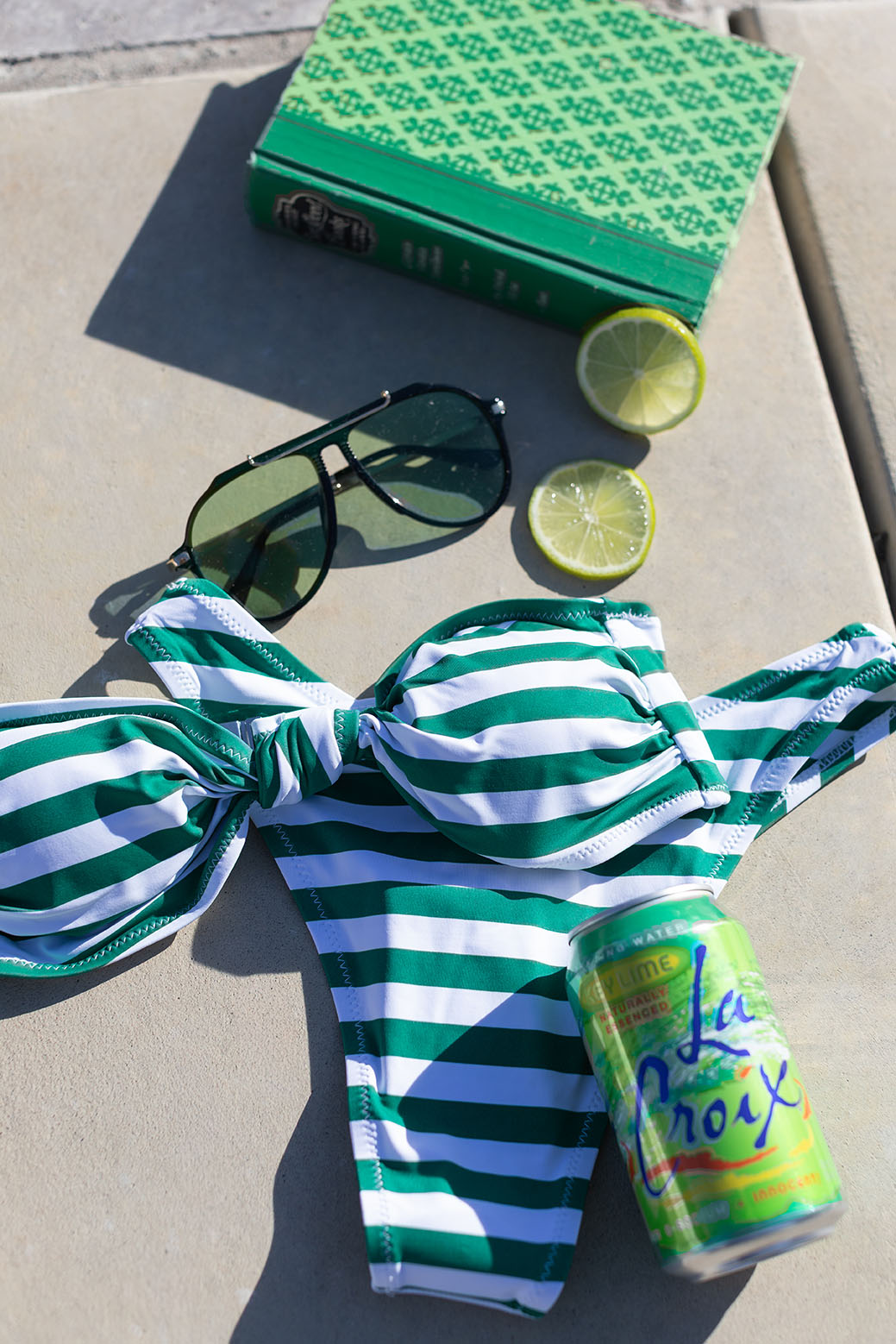 The Heavenly Striped Bikini Bottoms