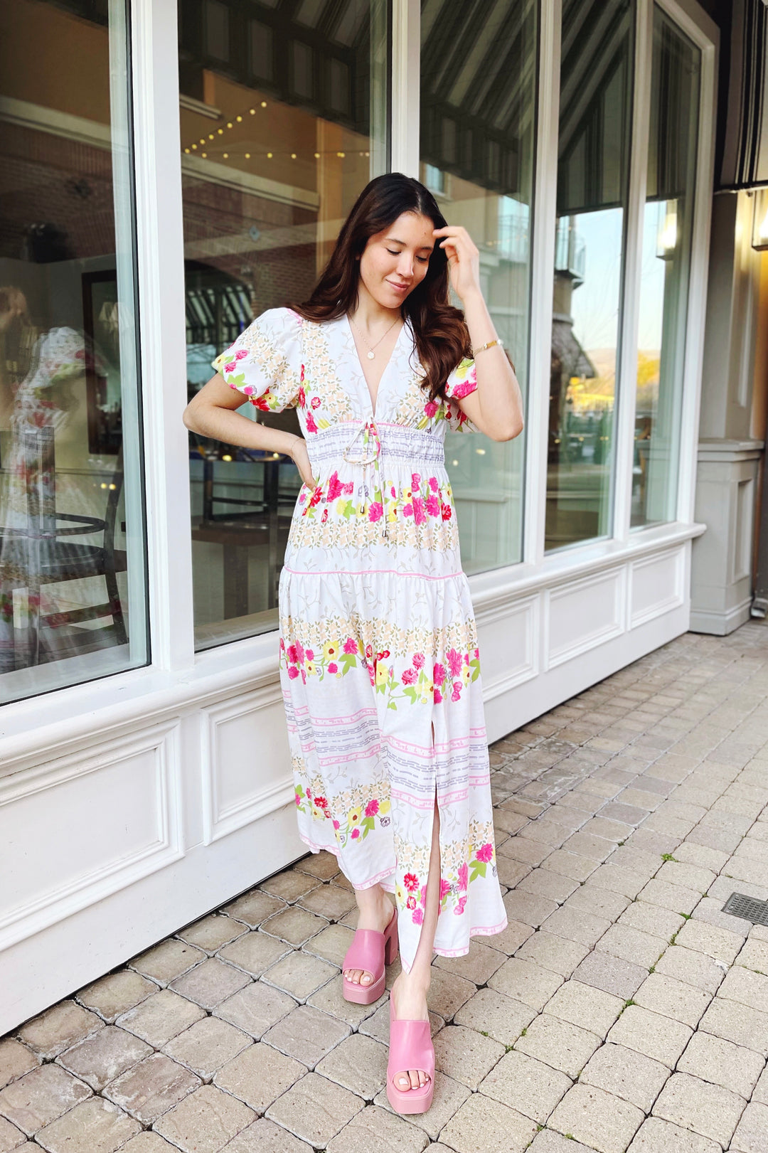 The Flower Child Floral Maxi Dress