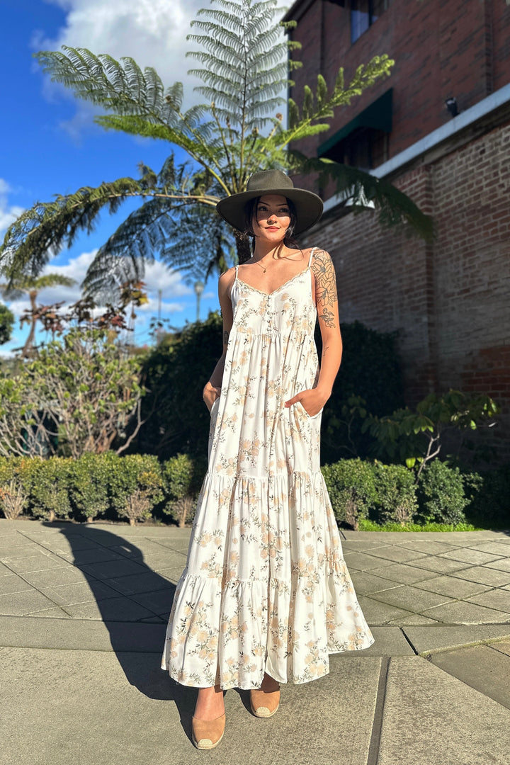 The Among The Flowers Maxi Dress