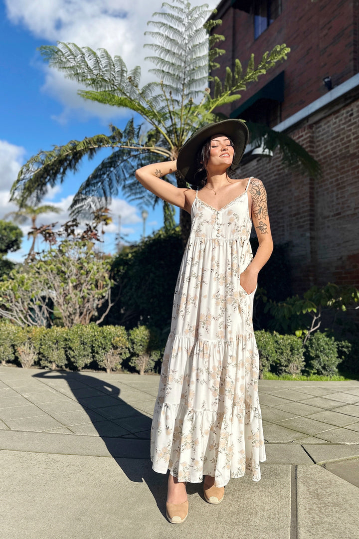 The Among The Flowers Maxi Dress