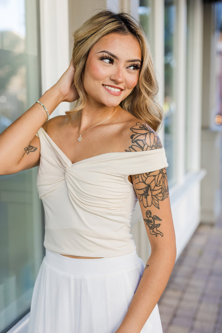 The Little Miss Off The Shoulder Top