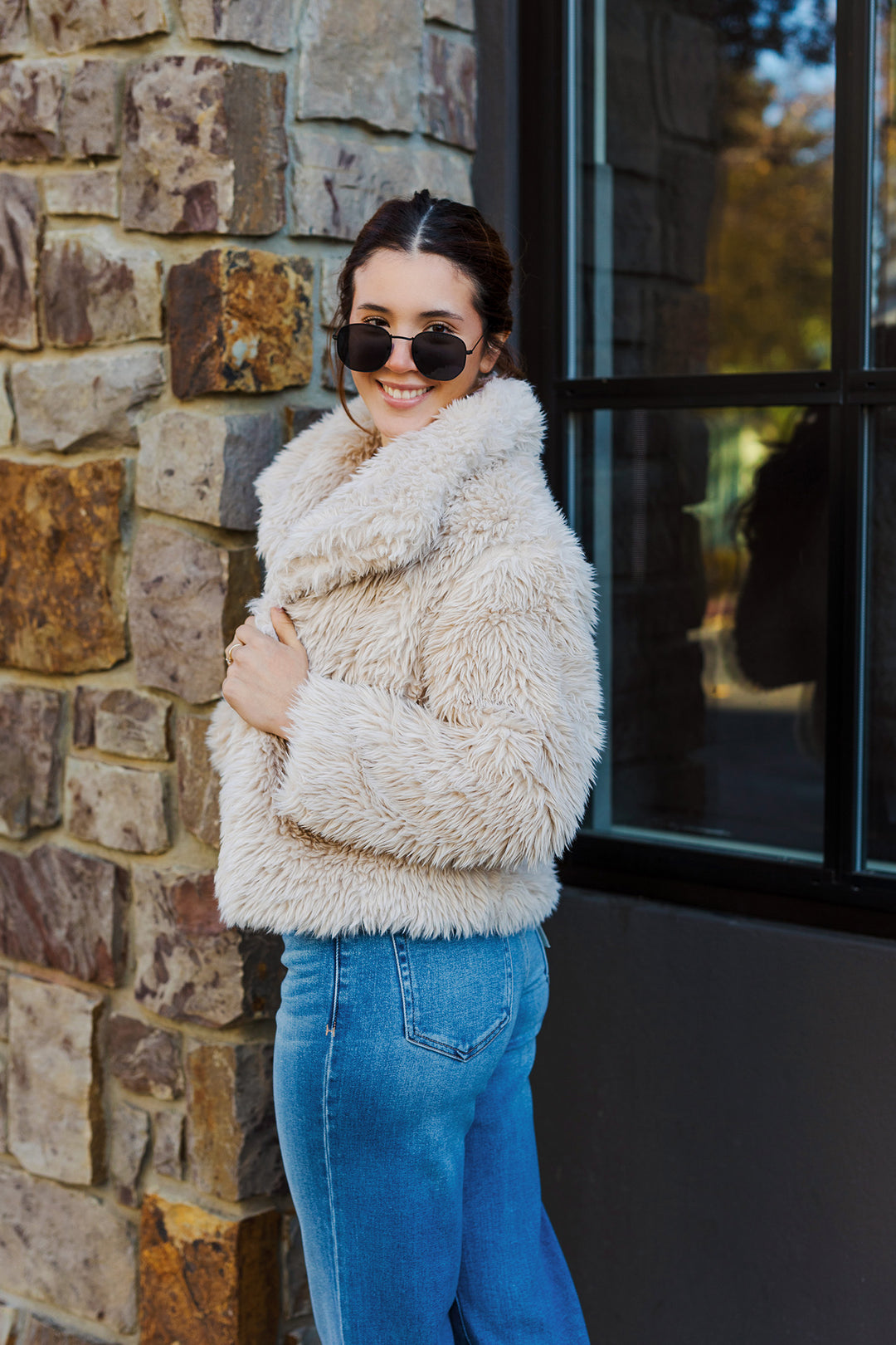 The Knock Out Faux Fur Jacket