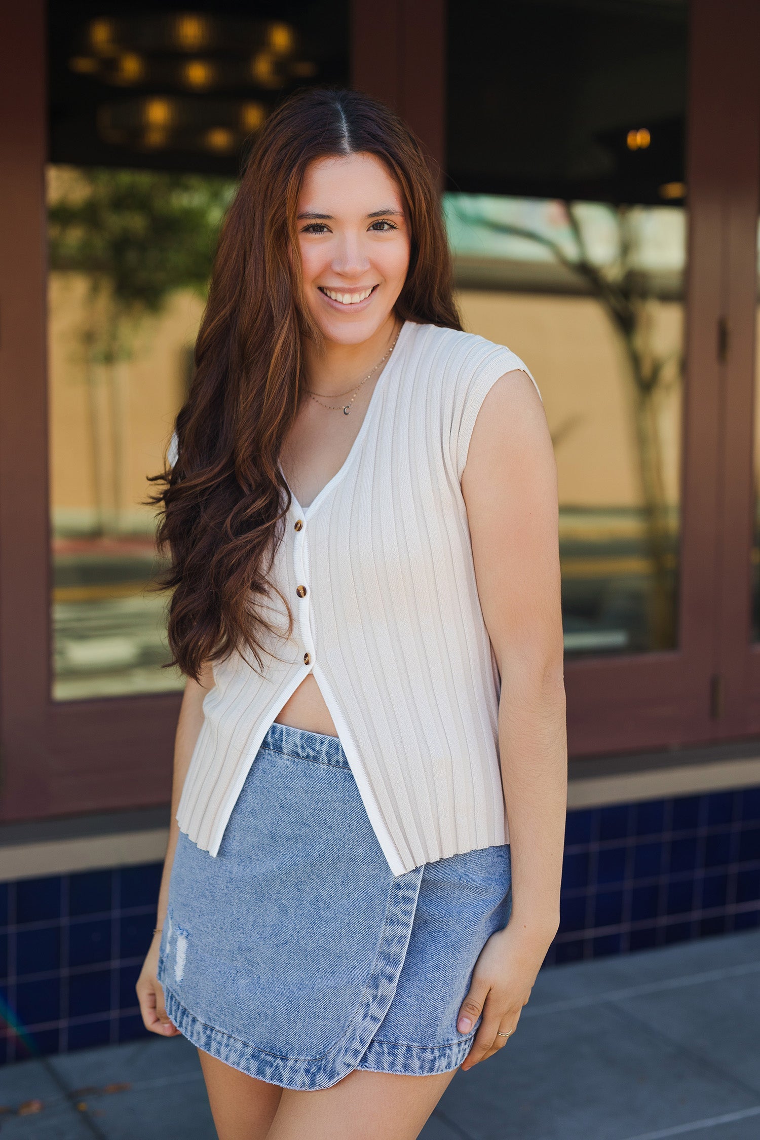 The High Road Denim Wrap Mini Skirt – Shoppe Twelve