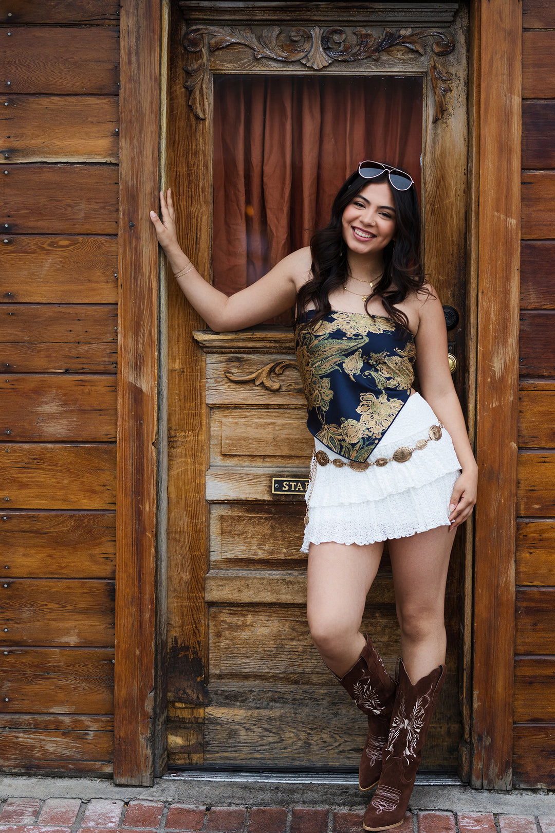 The Moonlight Paisley Bandana Tube Top