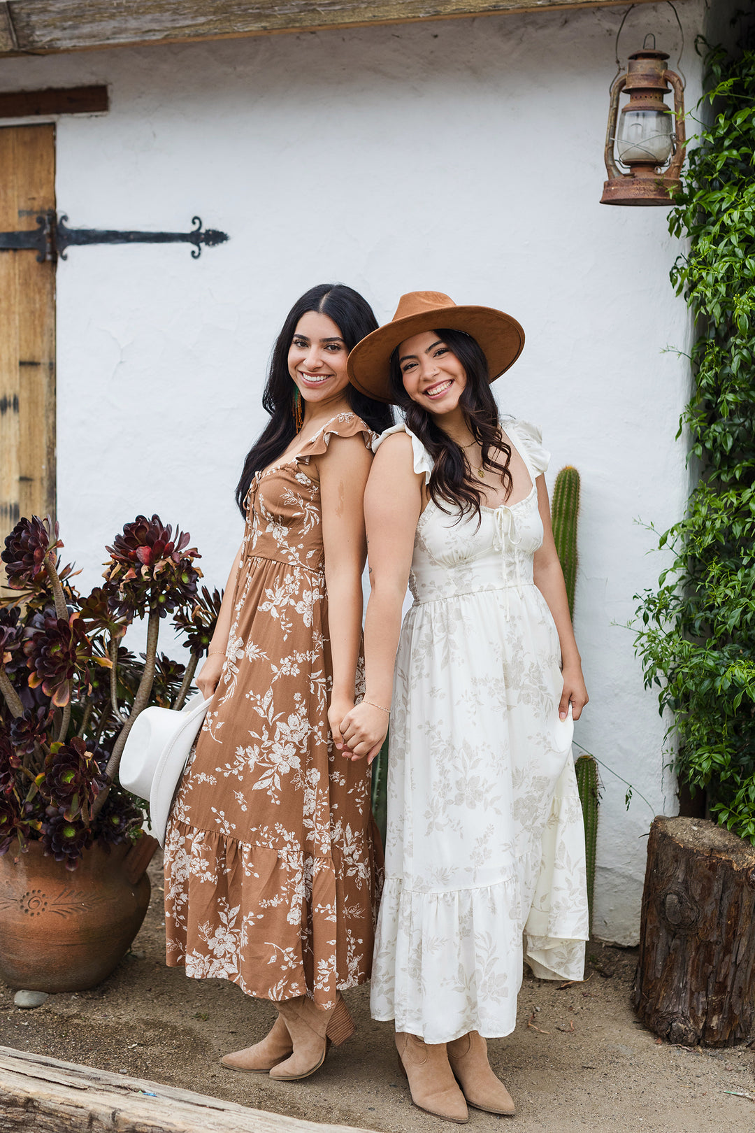 Floral Corset Midi Dress