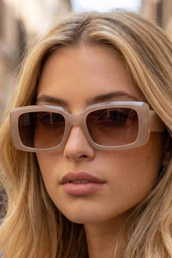 The Thick Frame Rectangle Sunglasses