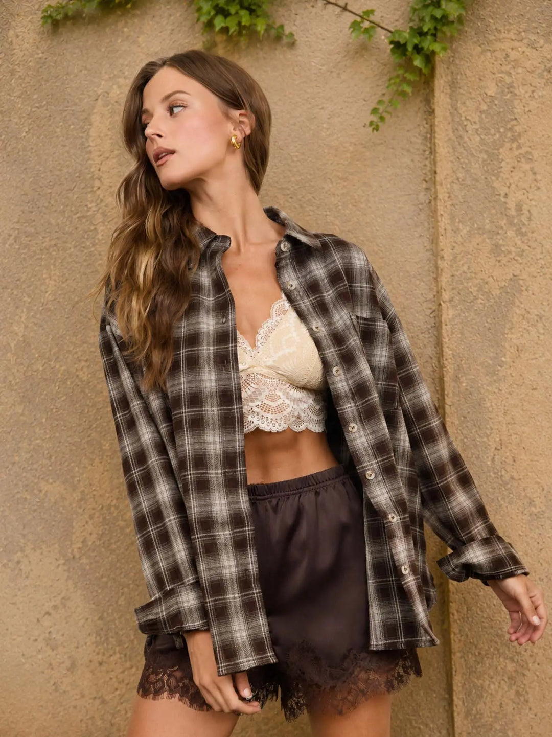 The Cozy Fireside Flannel Top