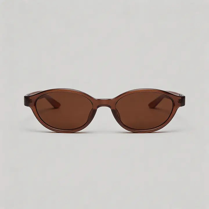 The Hailee Oval Retro Sunglasses