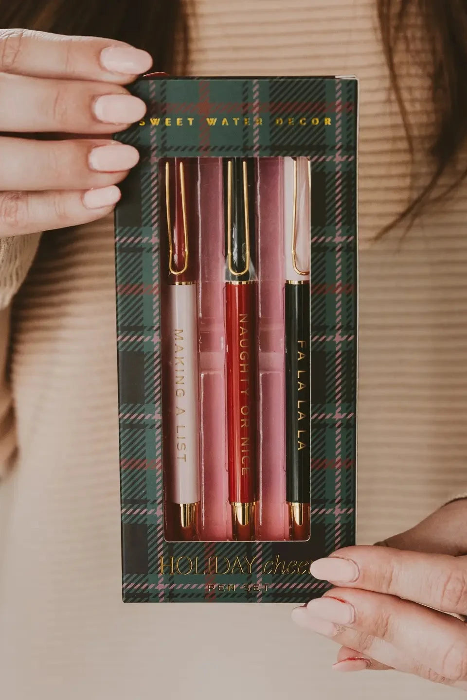 The Holiday Cheer Metal Pen Set