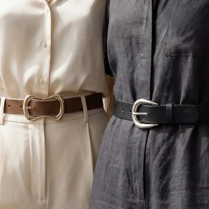 Black & Brown Vegan Leather Belts