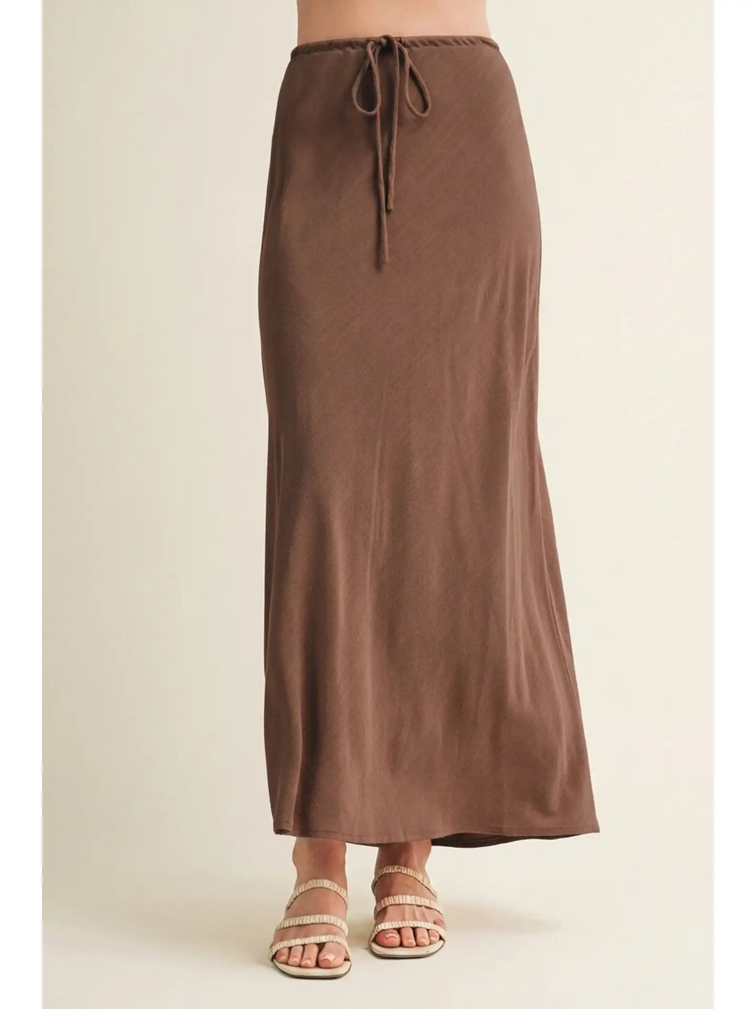 The Endless Summer Braided Waist Maxi Skirt