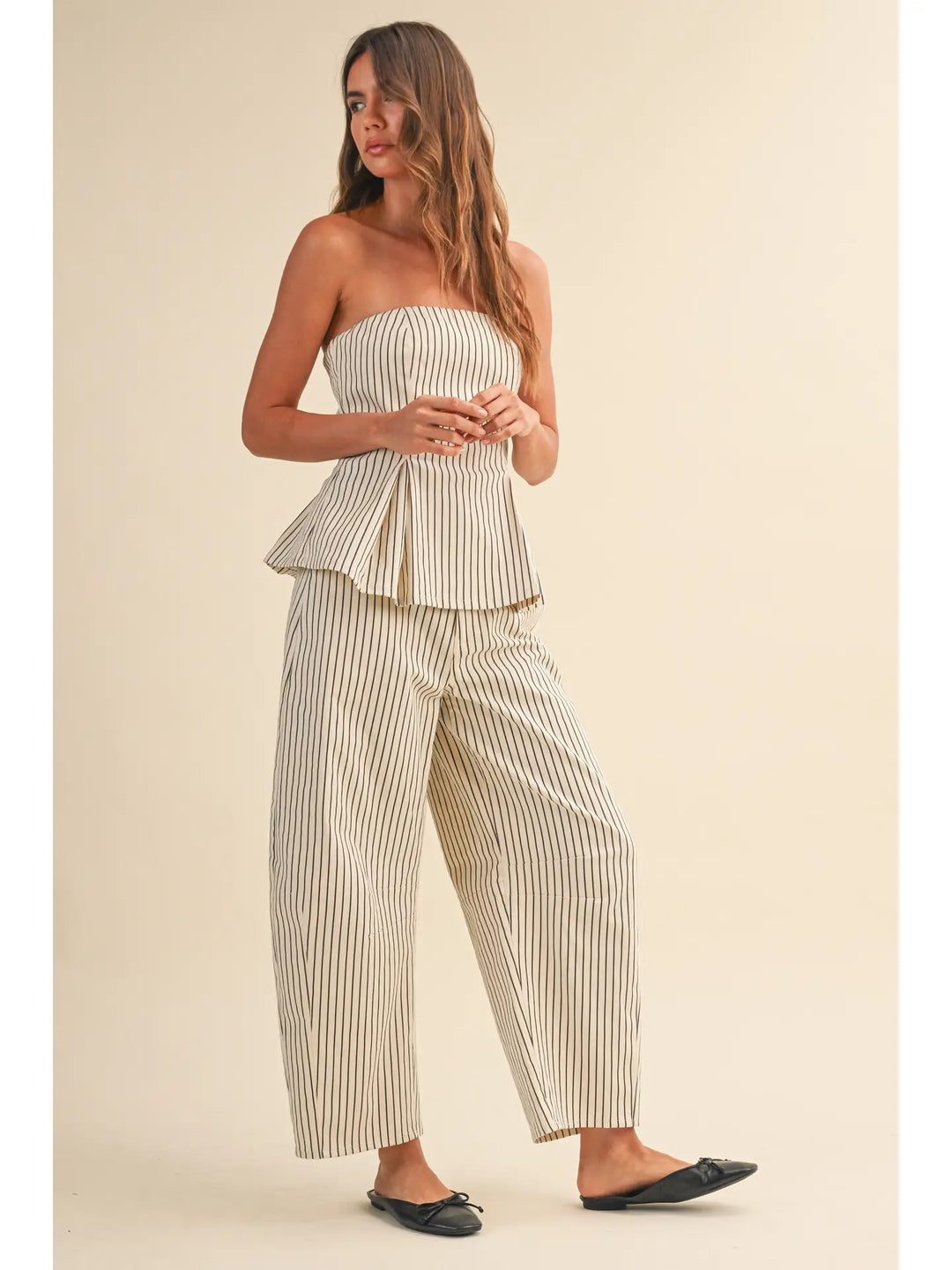 The Effortless Tailor Top and Barrel Pants Set