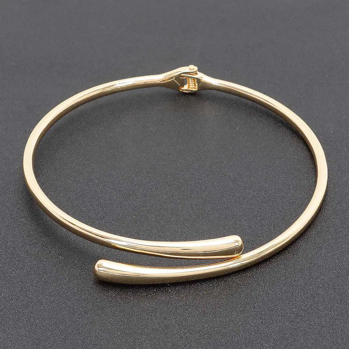 The Full Circle Gold Collar Necklace