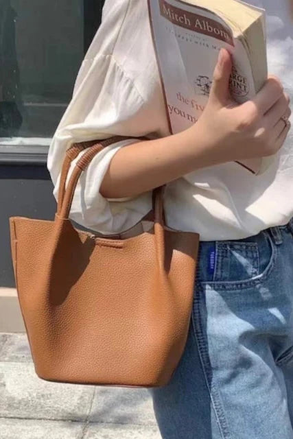 The Justine Small Tote Crossbody Bag W/Cosmetic Pouch