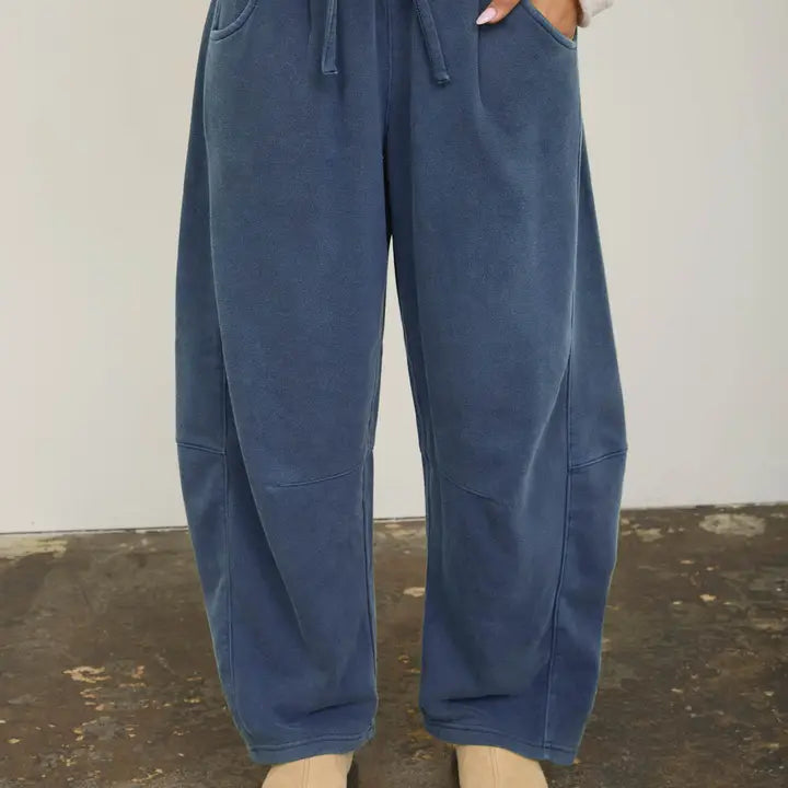 The Day Off Barrel Leg Sweatpants