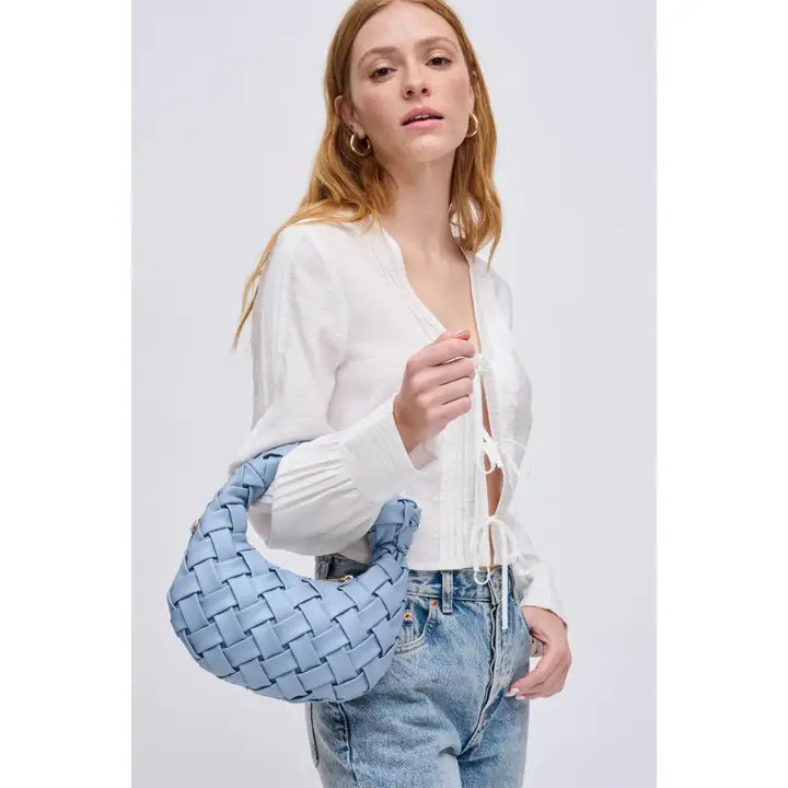 The Nadia Woven Crossbody Bag