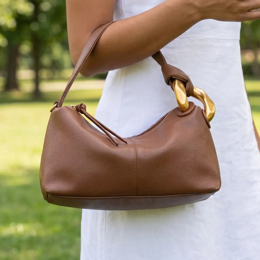 The Mia Chunky Link Baguette Bag