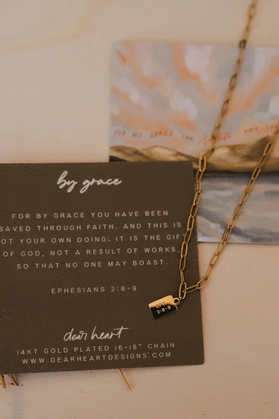 The By Grace Mini Tag Necklace