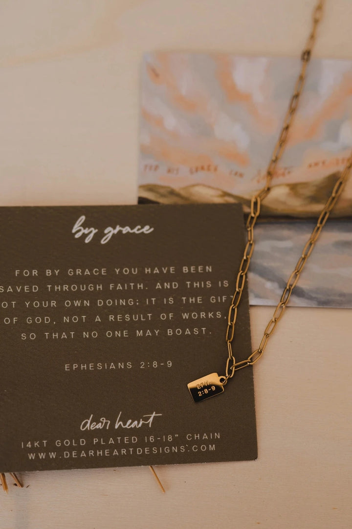 The By Grace Mini Tag Necklace