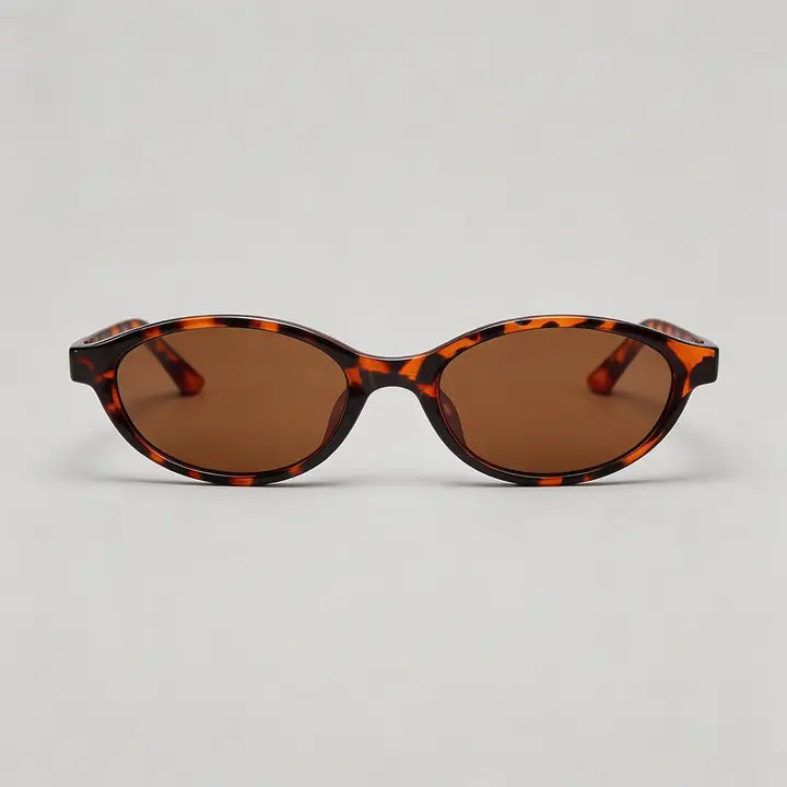 The Hailee Oval Retro Sunglasses