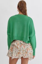 The One More Look Cropped Sweater