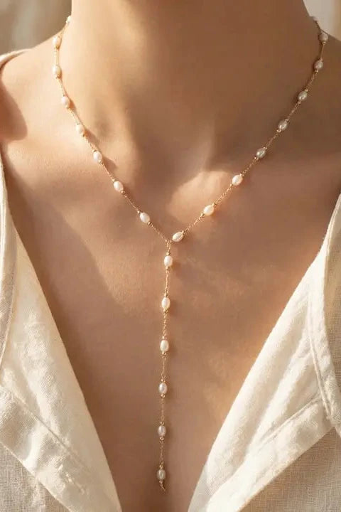 The Pearl Station Lariat Y-Necklace
