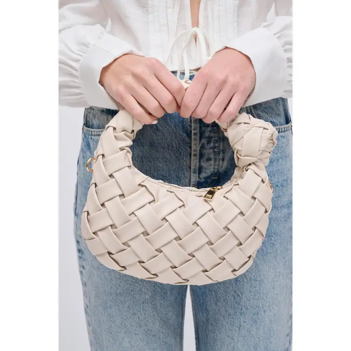 The Nadia Woven Crossbody Bag