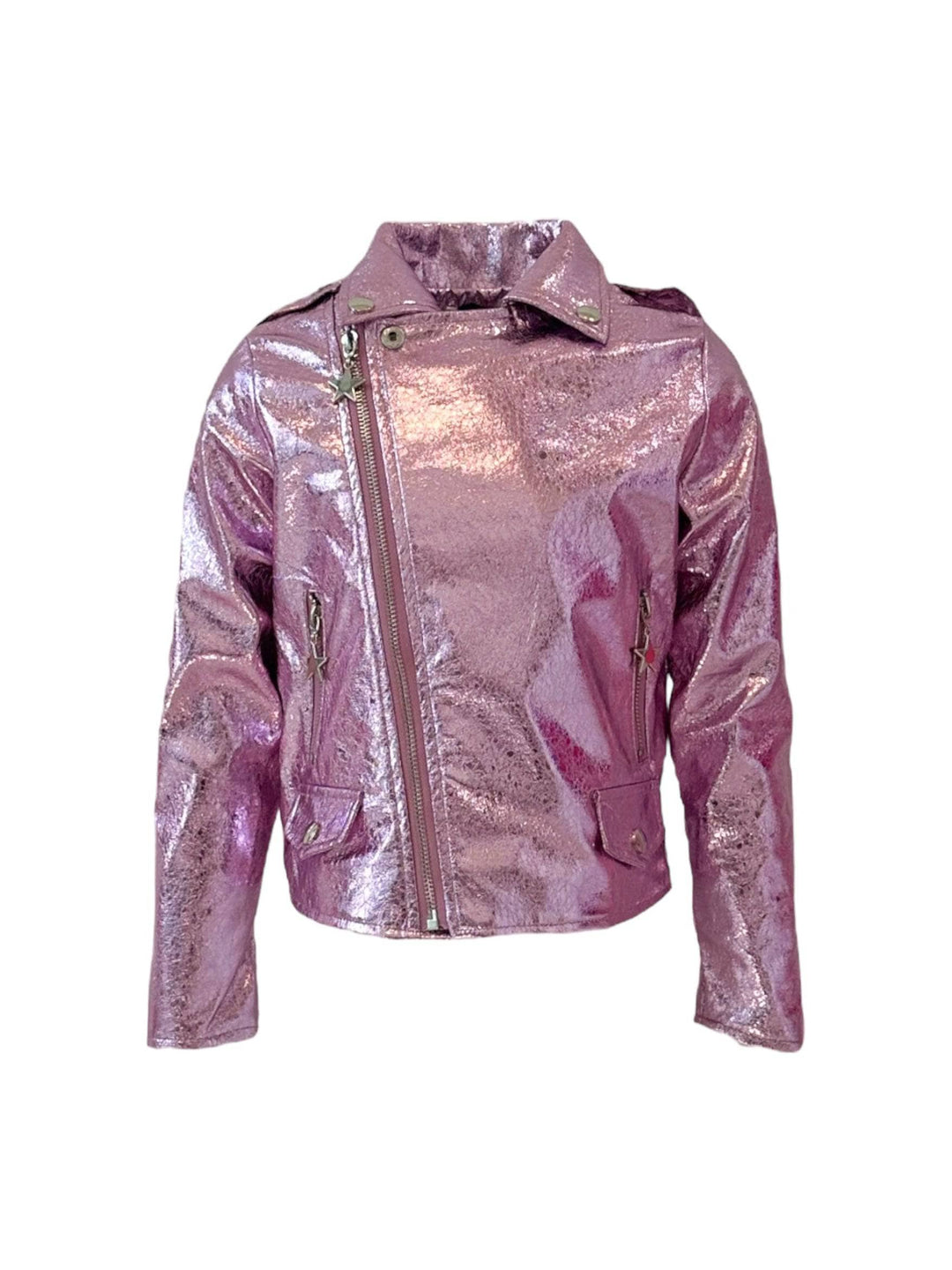 The Metallic Rose Moto Jacket by Lola and The Boys