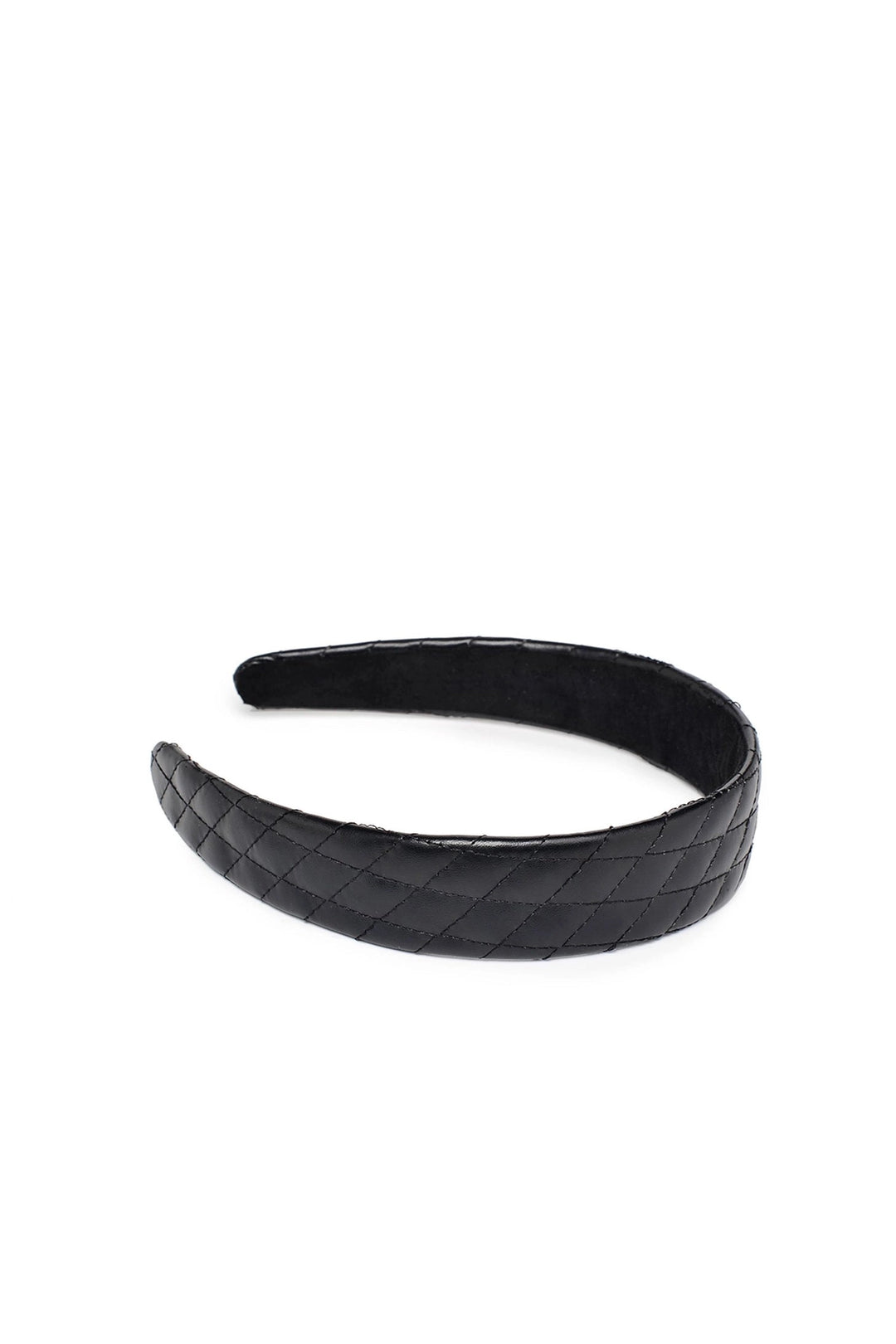 The Quilted Vegan Leather Headband