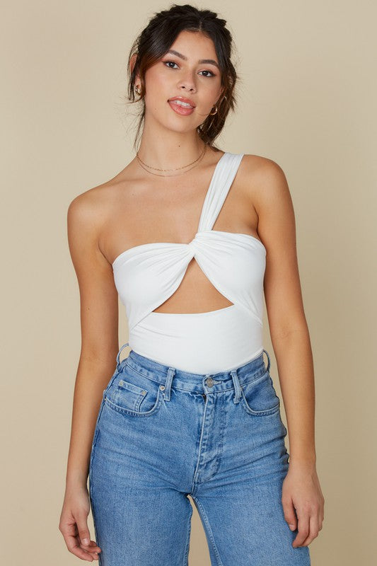 The Remember Me One Shoulder Reversible Bodysuit