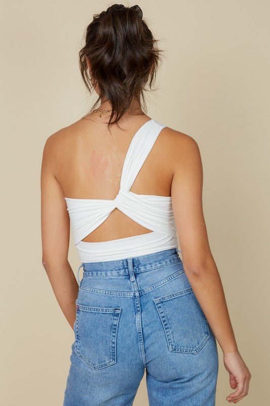 The Remember Me One Shoulder Reversible Bodysuit