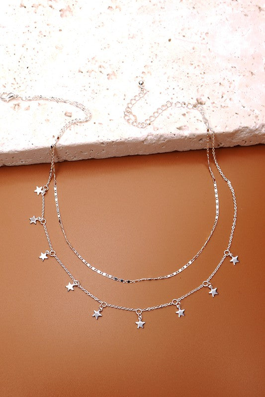 The Dainty Disc Star Necklace