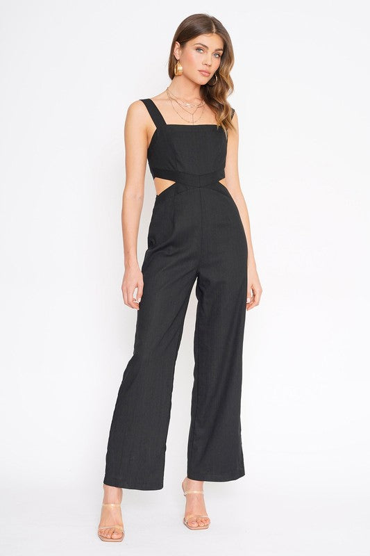 The NYC Black Cutout Jumpsuit