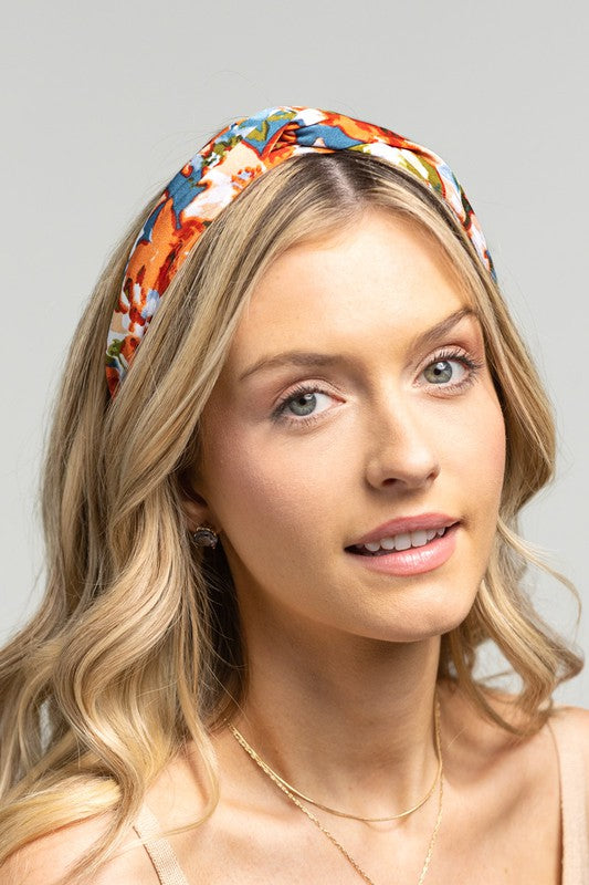 Floral Twist Headband