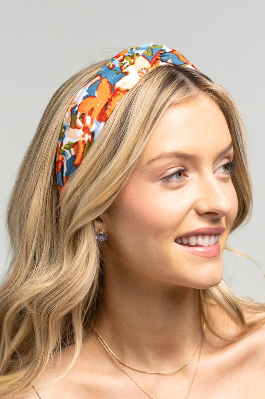 Floral Twist Headband