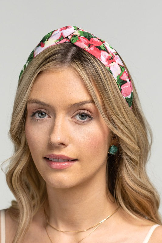 Floral Twist Headband