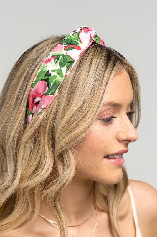 Floral Twist Headband