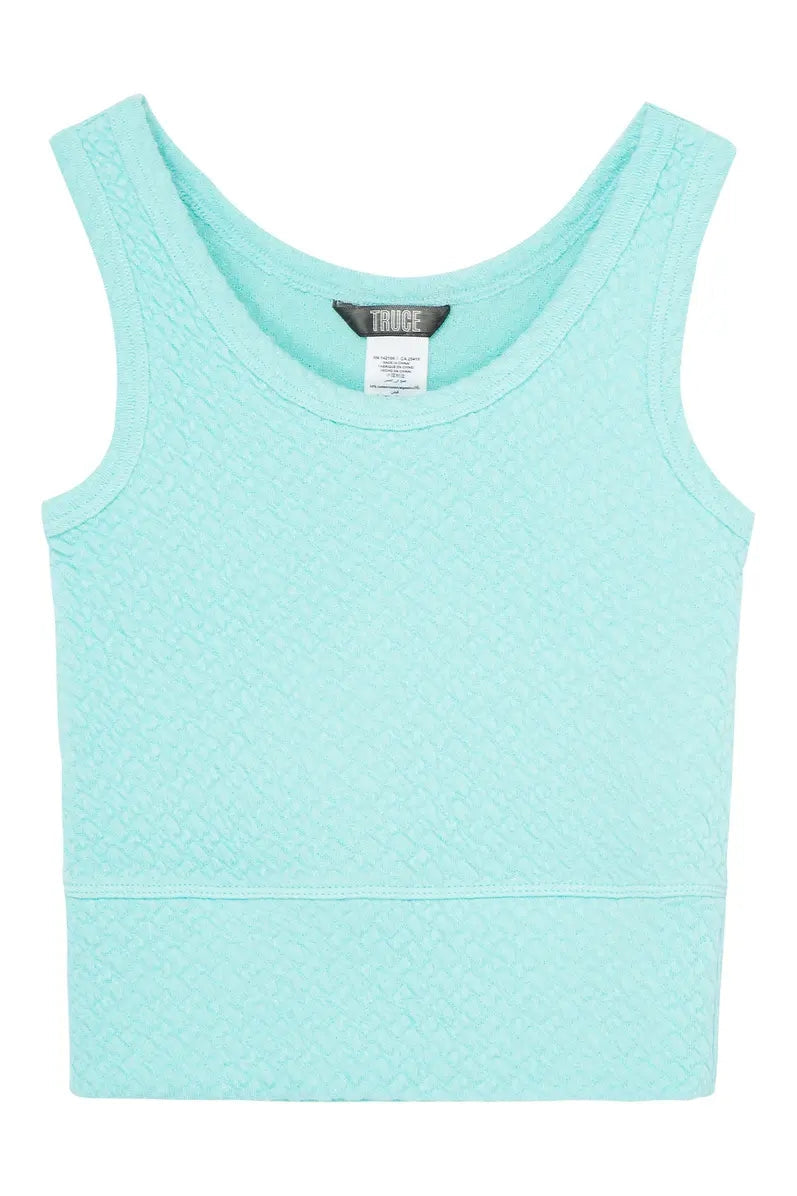 The Under the Sea Girls Cropped Tank Top
