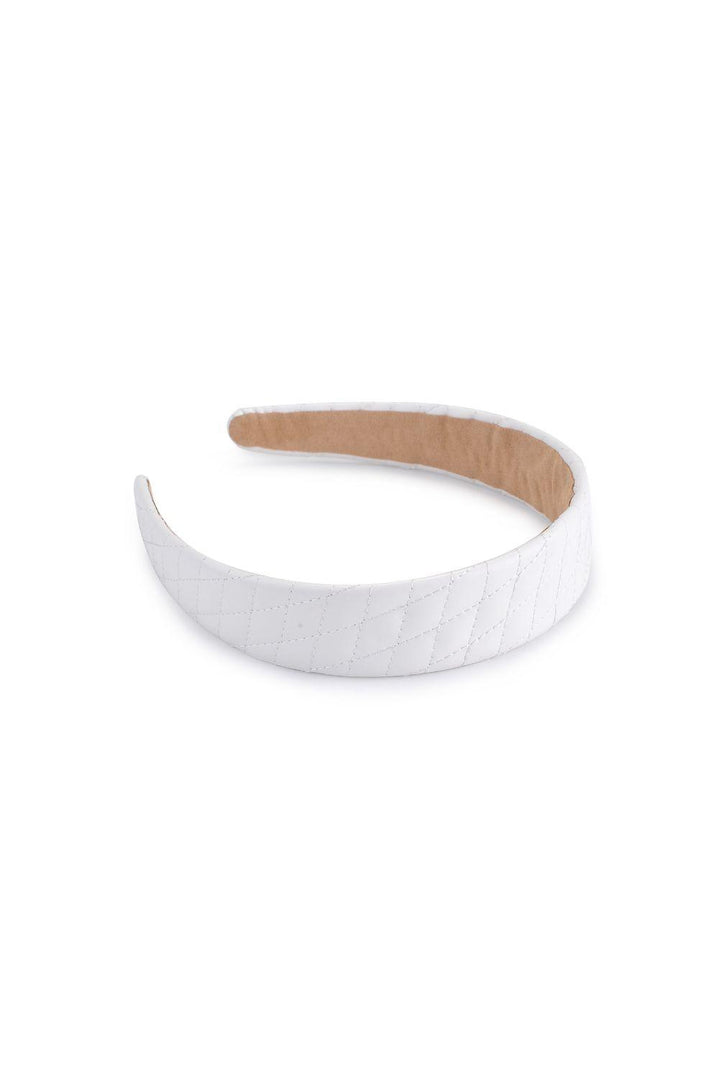The Quilted Vegan Leather Headband