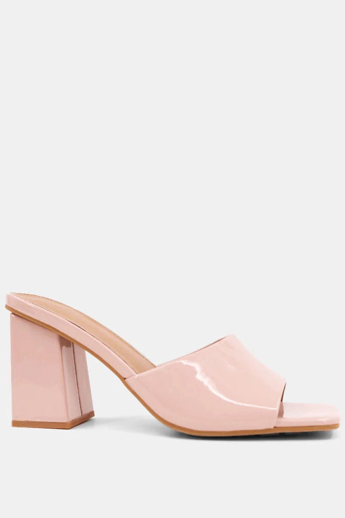 Shoetopia Women's Block Heels pink