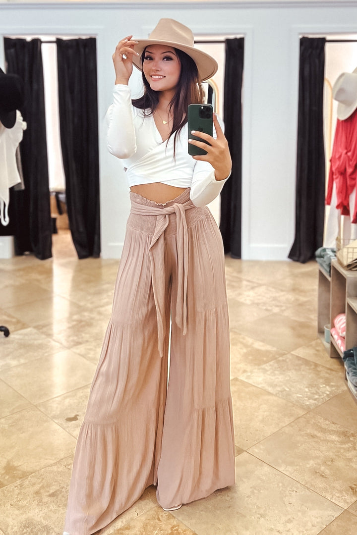 The BIanca Twisted Long Sleeve Double Layered Crop Top