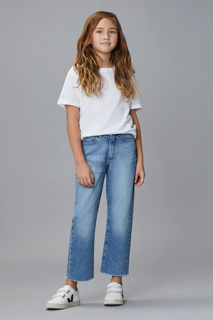The Emie High Rise Straight Jeans in Glacier by DL1961
