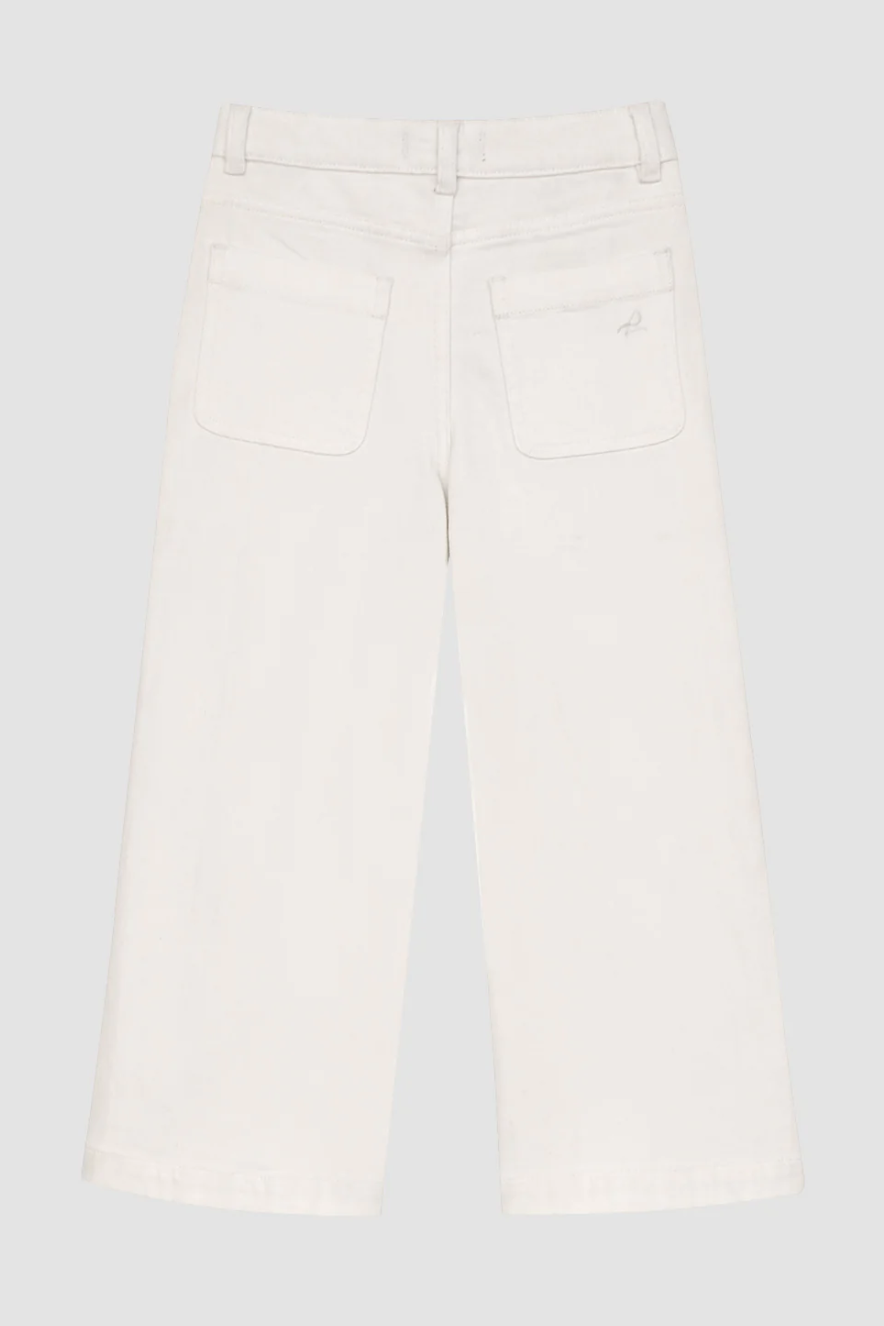 Girls Lily White Tide Wide Leg Jeans by DL1961