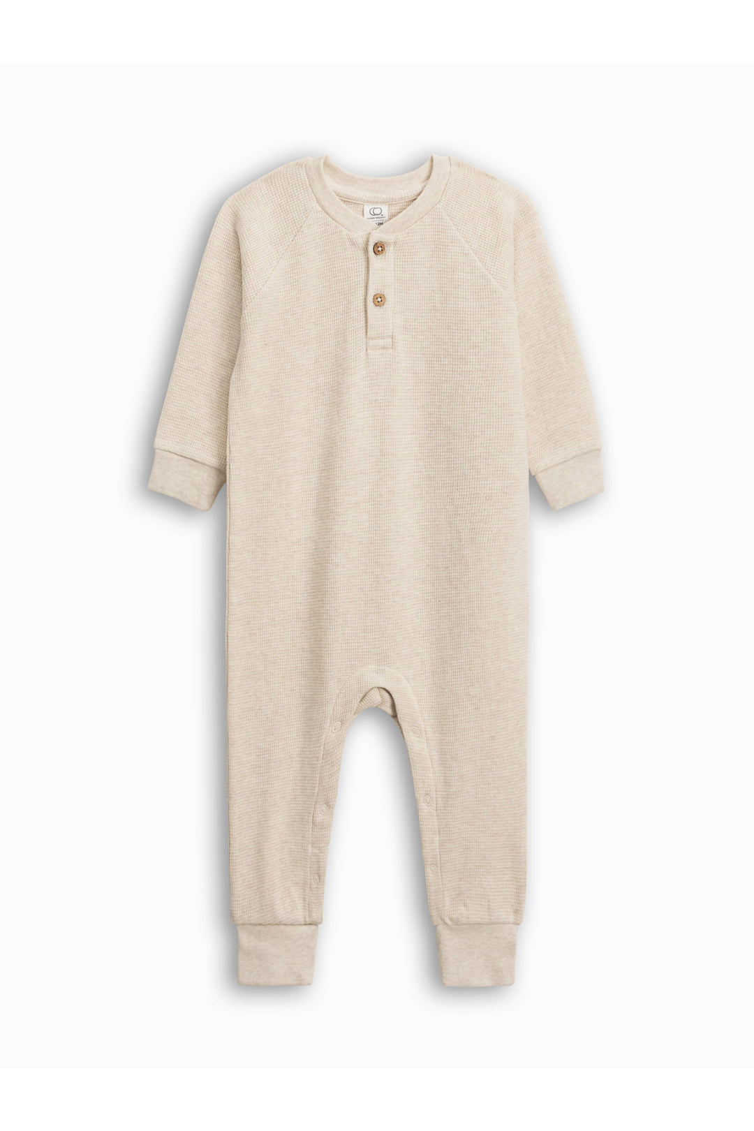 The Crosby Waffle Knit Henley Romper