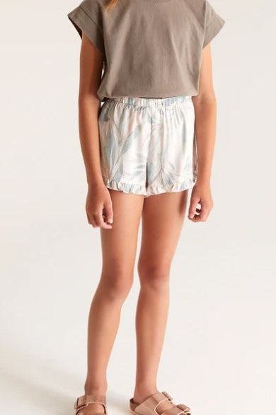 Girls Getaway Tropical Print Shorts